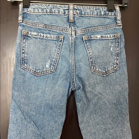 American Eagle Outfitters Blue Distressed Kids Jeans - Picture 3 of 4